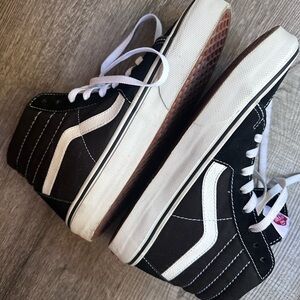 Vans Classic Black and White Sky High-Tops
